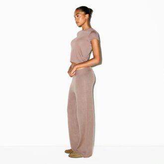 Kaschmirhose mit weitem Bein