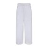Klassische Hose mit geradem Bein aus Baumwollfleece Klassische Hose mit geradem Bein aus Baumwollfleece