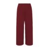 Klassische Hose mit geradem Bein aus Baumwollfleece Klassische Hose mit geradem Bein aus Baumwollfleece