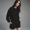 Klassische Shorts aus Baumwollfleece Klassische Shorts aus Baumwollfleece