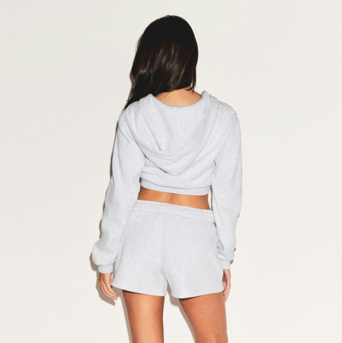 Klassische Shorts aus Baumwollfleece Klassische Shorts aus Baumwollfleece