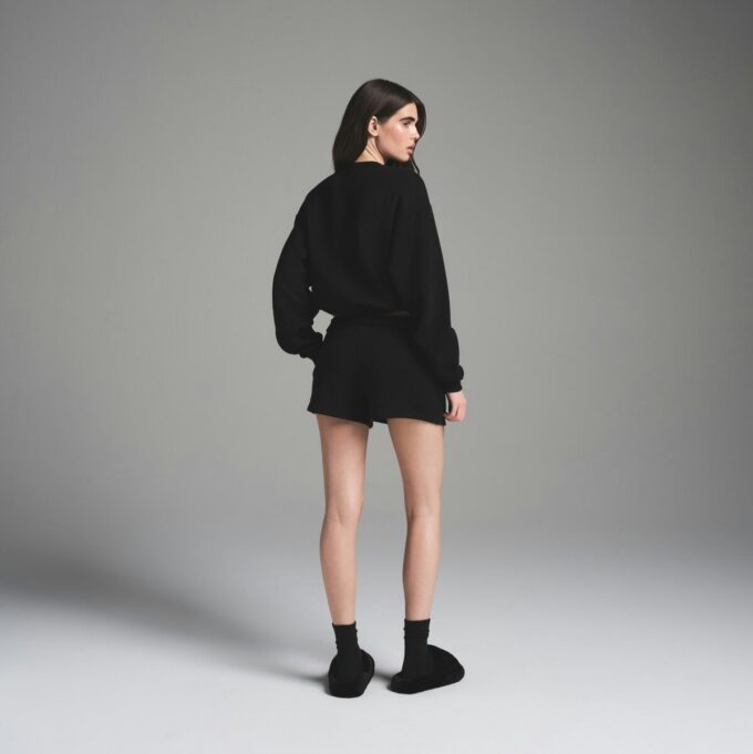 Klassische Shorts aus Baumwollfleece Klassische Shorts aus Baumwollfleece