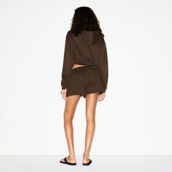 Klassische Shorts aus Baumwollfleece Klassische Shorts aus Baumwollfleece