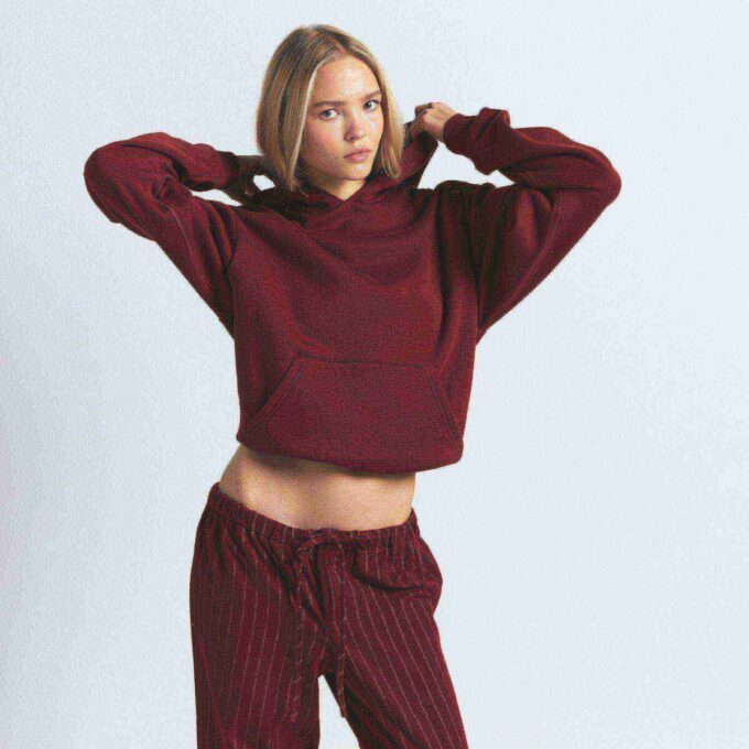 Klassischer Hoodie aus Baumwollfleece Klassischer Hoodie aus Baumwollfleece