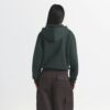 Klassischer Kapuzenpullover aus Baumwollfleece mit Reißverschluss Klassischer Kapuzenpullover aus Baumwollfleece mit Reißverschluss