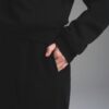 Klassischer Kapuzenpullover aus Baumwollfleece mit Reißverschluss Klassischer Kapuzenpullover aus Baumwollfleece mit Reißverschluss