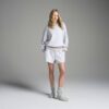 Klassischer Rundhalsausschnitt aus Baumwollfleece