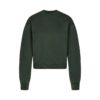 Klassischer Rundhalsausschnitt aus Baumwollfleece Klassischer Rundhalsausschnitt aus Baumwollfleece