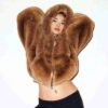 Kunstpelzjacke mit Reißverschluss Kunstpelzjacke mit Reißverschluss