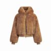 Kunstpelzjacke mit Reißverschluss Kunstpelzjacke mit Reißverschluss
