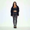 Kurzes, gestricktes Spitzen-Top Kurzes, gestricktes Spitzen-Top