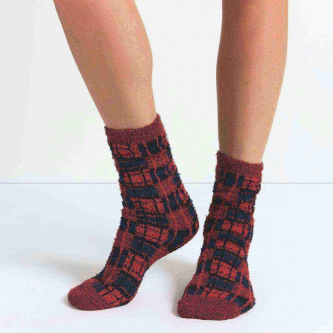 Kuschelige Stricksocke