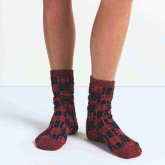 Kuschelige Stricksocke
