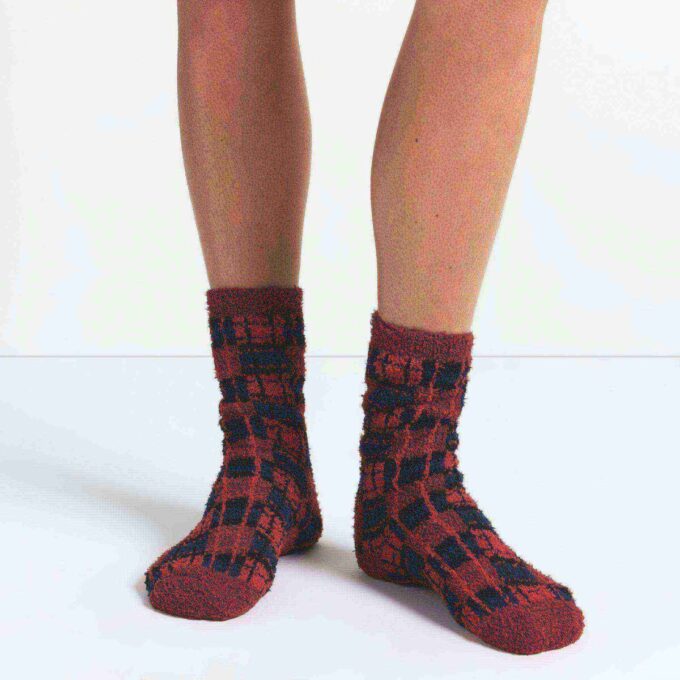 Kuschelige Stricksocke