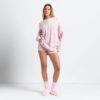 Kuscheliger, leichter Oversize-Zopfstrickpullover mit Rundhalsausschnitt Kuscheliger, leichter Oversize-Zopfstrickpullover mit Rundhalsausschnitt