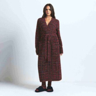 Kuscheliger Strickbademantel für Damen und Herren