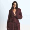 Kuscheliger Strickbademantel für Damen und Herren Kuscheliger Strickbademantel für Damen und Herren