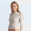 Langarm-T-Shirt aus Baumwolljersey Langarm-T-Shirt aus Baumwolljersey