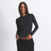 Langarm-T-Shirt aus Baumwolljersey Langarm-T-Shirt aus Baumwolljersey