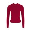 Langarm-T-Shirt aus Baumwolljersey Langarm-T-Shirt aus Baumwolljersey