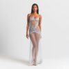 Langes Unterkleid aus bestickter Lingerie Langes Unterkleid aus bestickter Lingerie