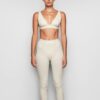 Leggings aus Baumwollrippen Leggings aus Baumwollrippen