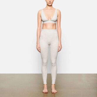 Leggings aus Baumwollrippen