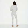 Leggings mit schwerem Waffelknöpfen vorne Leggings mit schwerem Waffelknöpfen vorne