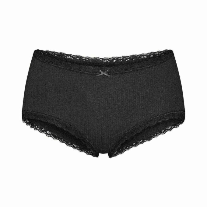 LEICHTE BAUMWOLL-POINTELLE-SPITZEN-BOY-SHORT LEICHTE BAUMWOLL-POINTELLE-SPITZEN-BOY-SHORT