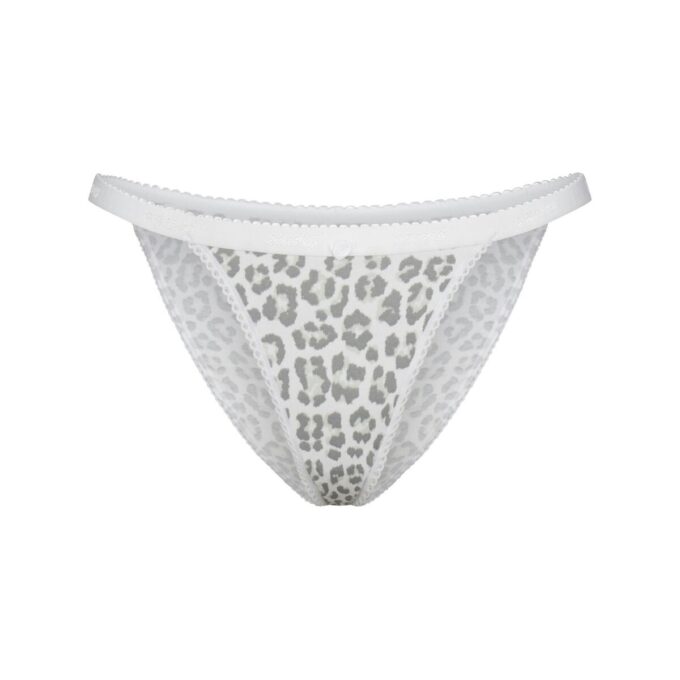 LEICHTER BAUMWOLL-LOGO-PICOT-BIKINI LEICHTER BAUMWOLL-LOGO-PICOT-BIKINI