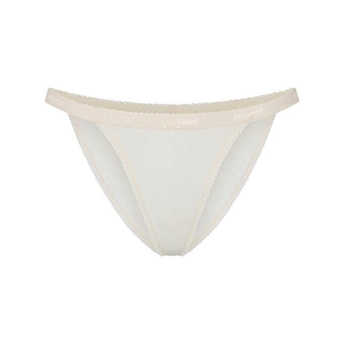 LEICHTER BAUMWOLL-LOGO-PICOT-BIKINI LEICHTER BAUMWOLL-LOGO-PICOT-BIKINI