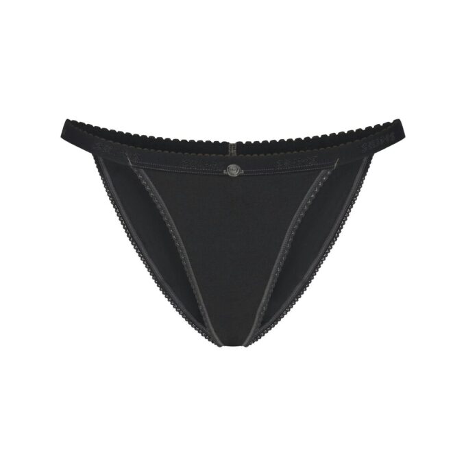 LEICHTER BAUMWOLL-LOGO-PICOT-BIKINI LEICHTER BAUMWOLL-LOGO-PICOT-BIKINI