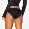 LEICHTER BAUMWOLL-POINTELLE-SPITZEN-Slip