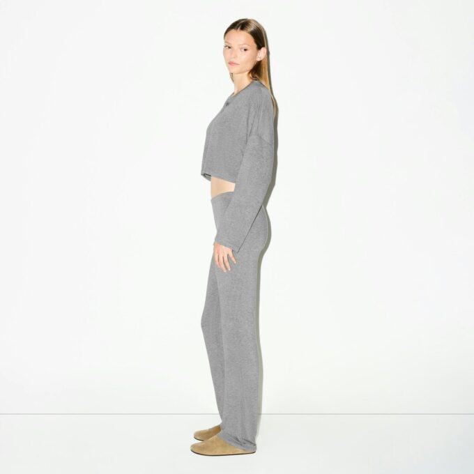 LEICHTES MODAL-CROPPED HENLEY