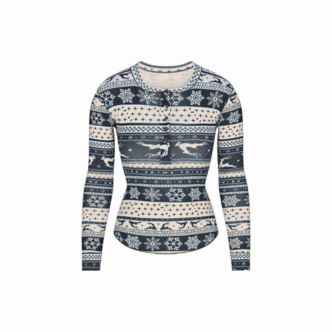 LOGO PLÜSCH POINTELLE HENLEY SET LOGO PLÜSCH POINTELLE HENLEY SET
