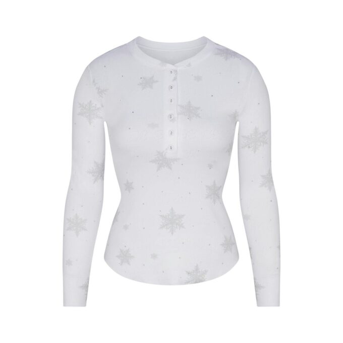 LOGO PLÜSCH POINTELLE STRASSE HENLEY SET LOGO PLÜSCH POINTELLE STRASSE HENLEY SET