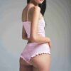 LOGO POINTELLE CROPPED CAMI SET LOGO POINTELLE CROPPED CAMI SET