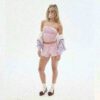LOOSE KURZE BAUMWOLLJERSEY LOOSE KURZE BAUMWOLLJERSEY
