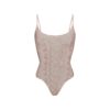 Milchig-transparenter Camisole-Body