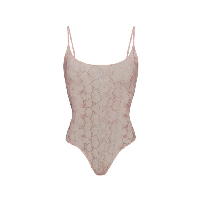 Milchig-transparenter Camisole-Body