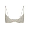 Milchig-transparenter Dreiecks-Bralette Milchig-transparenter Dreiecks-Bralette