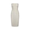 Milchig-transparentes Midi-Schlauchkleid Milchig-transparentes Midi-Schlauchkleid