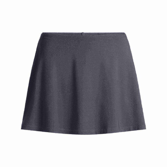 MINI-SKORT MIT GLATTEN LÄNGEN