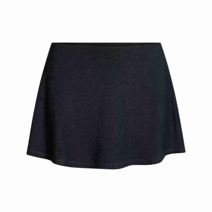 MINI-SKORT MIT GLATTEN LÄNGEN