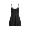 MINIKLEID MIT GLATTEN LAGE UND RUNDEN AUSSCHNITT MINIKLEID MIT GLATTEN LAGE UND RUNDEN AUSSCHNITT