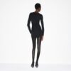 MINIKLEID MIT GLATTEN LAGEN UND RUNDHALSAUSSCHNITT MINIKLEID MIT GLATTEN LAGEN UND RUNDHALSAUSSCHNITT
