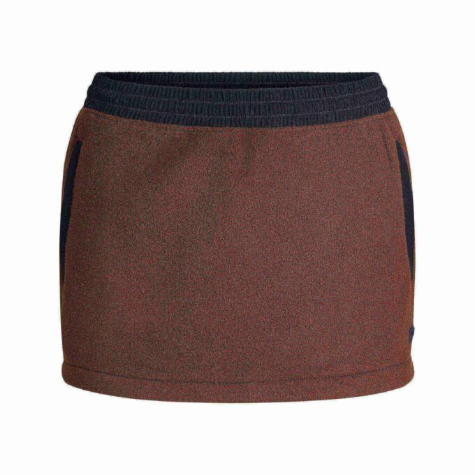 Minirock aus Fleece für draußen Minirock aus Fleece für draußen