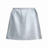 MINIROCK AUS SCHWEREM SATIN MINIROCK AUS SCHWEREM SATIN