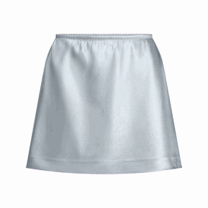 MINIROCK AUS SCHWEREM SATIN MINIROCK AUS SCHWEREM SATIN