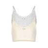 Nahtlose Baumwoll-Spitzen-Bralettes für junge Frauen, 2er-Pack Nahtlose Baumwoll-Spitzen-Bralettes für junge Frauen, 2er-Pack